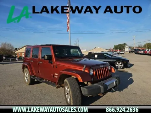 Red 2014 Jeep Wrangler Unlimited Sahara for sale in Morristown, TN