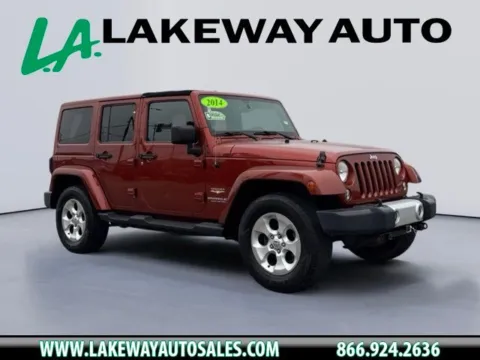 Red 2014 Jeep Wrangler Unlimited Sahara for sale in Morristown, TN