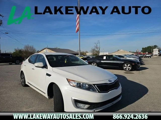 White 2013 Kia Optima Hybrid LX for sale in Morristown, TN