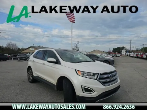 White 2018 Ford Edge Titanium for sale in Morristown, TN