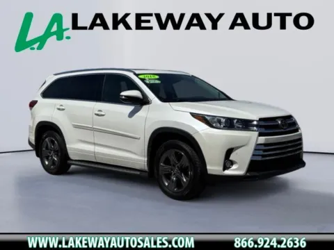 White 2018 Toyota Highlander Limited Platinum for sale in Morristown, TN