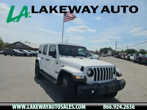 White 2021 Jeep Wrangler Unlimited Sahara Altitude for sale in Morristown, TN