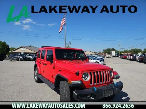 Red 2020 Jeep Wrangler Unlimited Sahara for sale in Morristown, TN