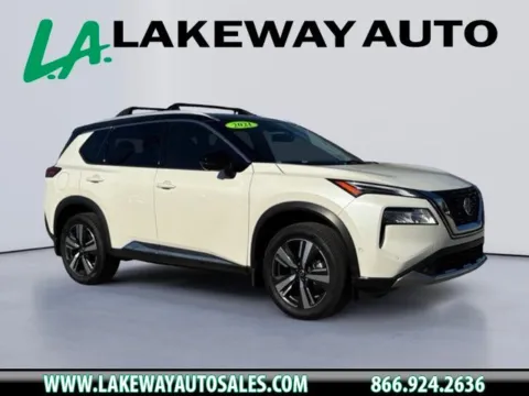 White 2021 Nissan Rogue Platinum for sale in Morristown, TN