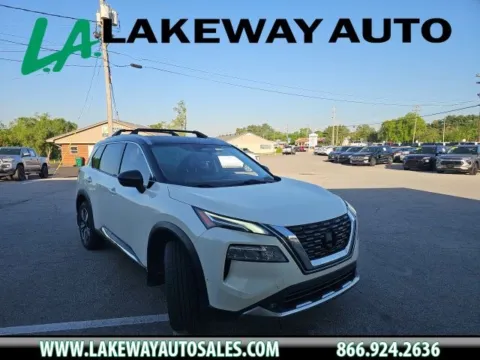 White 2021 Nissan Rogue Platinum for sale in Morristown, TN