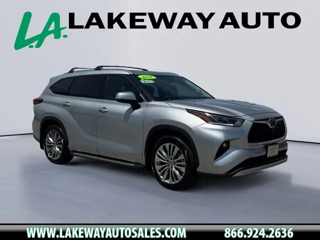 Silver 2021 Toyota Highlander Hybrid Platinum for sale in Morristown, TN