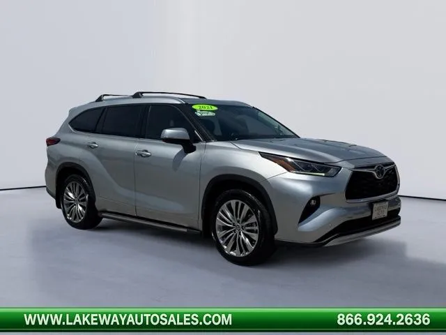 Silver 2021 Toyota Highlander Hybrid Platinum for sale in Morristown, TN