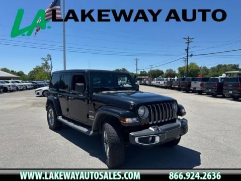 Black 2019 Jeep Wrangler Unlimited Sahara for sale in Morristown, TN