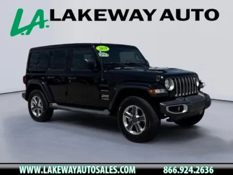 Black 2019 Jeep Wrangler Unlimited Sahara for sale in Morristown, TN