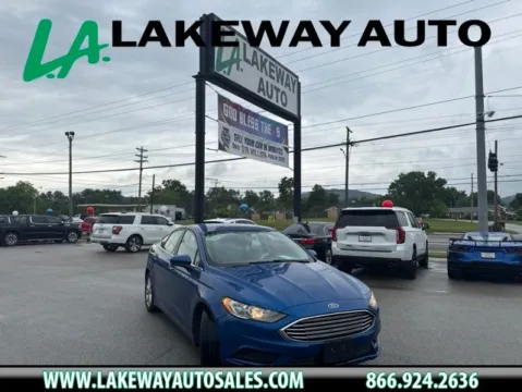 Blue 2017 Ford Fusion SE for sale in Morristown, TN