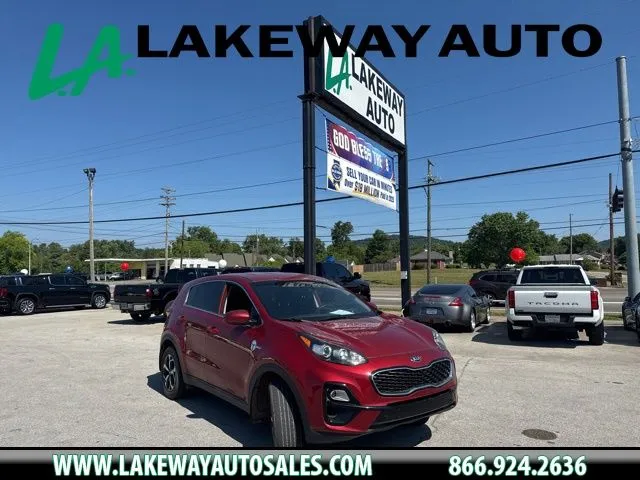 Red 2021 Kia Sportage LX for sale in Morristown, TN
