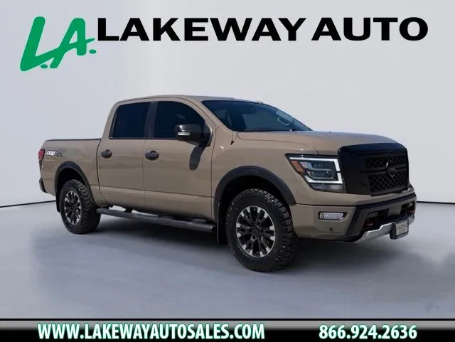 Beige 2021 Nissan Titan PRO-4X for sale in Morristown, TN