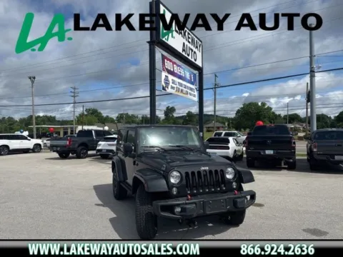 Black 2015 Jeep Wrangler Rubicon Hard Rock for sale in Morristown, TN