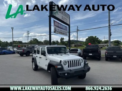 White 2020 Jeep Wrangler Unlimited Sport S for sale in Morristown, TN