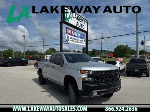 Silver 2019 Chevrolet Silverado 1500 Custom Trail Boss for sale in Morristown, TN