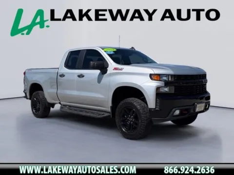 Silver 2019 Chevrolet Silverado 1500 Custom Trail Boss for sale in Morristown, TN