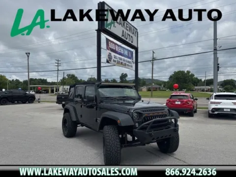 Black 2015 Jeep Wrangler Unlimited Sport for sale in Morristown, TN