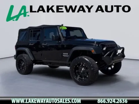 Black 2015 Jeep Wrangler Unlimited Sport for sale in Morristown, TN