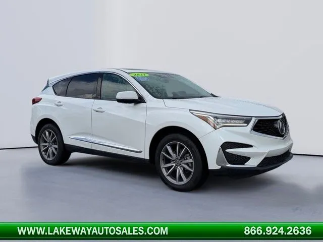 White 2021 Acura RDX Technology Package for sale in Morristown, TN
