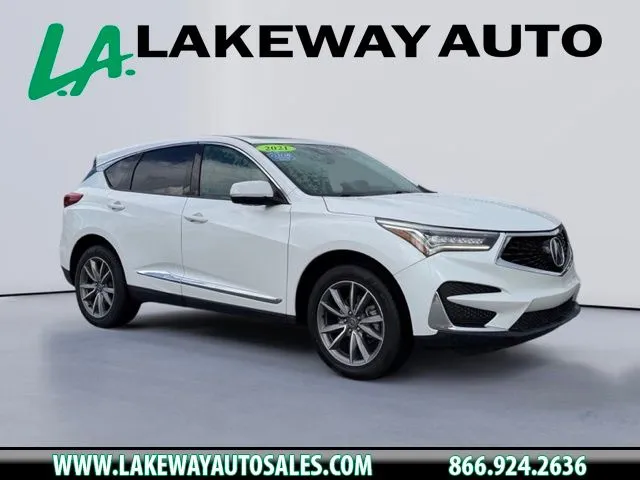 White 2021 Acura RDX Technology Package for sale in Morristown, TN