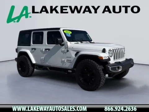 White 2018 Jeep Wrangler Unlimited Sahara for sale in Morristown, TN