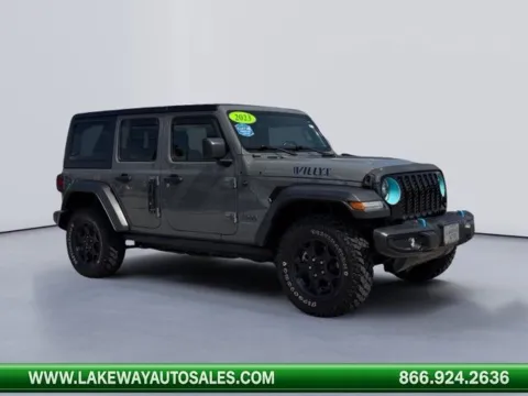 Gray 2023 Jeep Wrangler Willys 4xe for sale in Morristown, TN