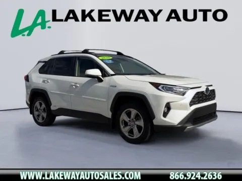 White 2020 Toyota RAV4 Hybrid Limited for sale in Morristown, TN