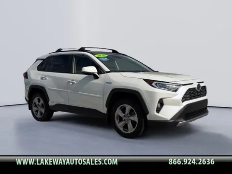 White 2020 Toyota RAV4 Hybrid Limited for sale in Morristown, TN