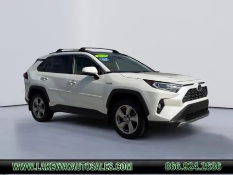 White 2020 Toyota RAV4 Hybrid Limited for sale in Morristown, TN