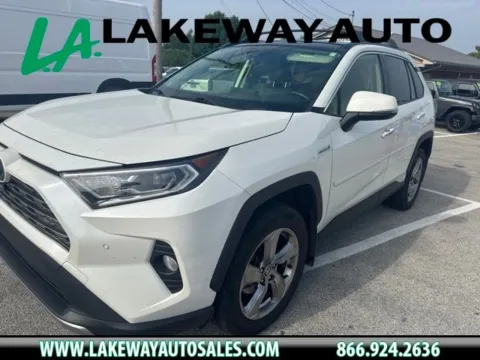 White 2020 Toyota RAV4 Hybrid Limited for sale in Morristown, TN