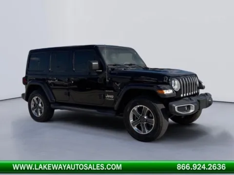 Black 2020 Jeep Wrangler Unlimited Sahara for sale in Morristown, TN