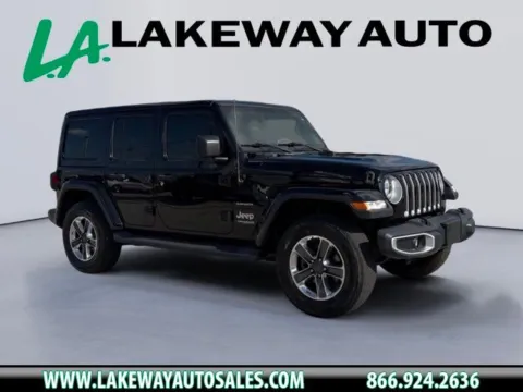 Black 2020 Jeep Wrangler Unlimited Sahara for sale in Morristown, TN
