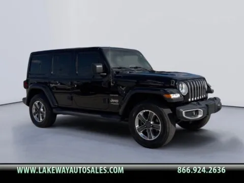 Black 2020 Jeep Wrangler Unlimited Sahara for sale in Morristown, TN