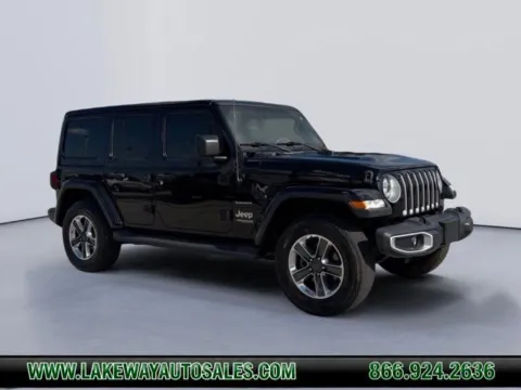 Black 2020 Jeep Wrangler Unlimited Sahara for sale in Morristown, TN
