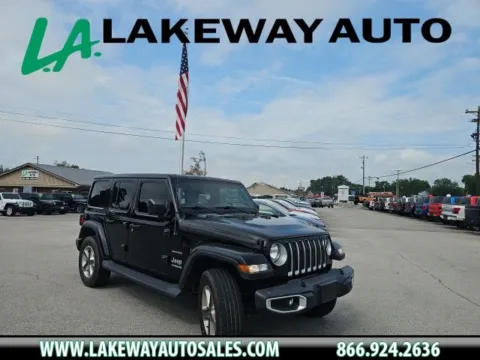 Black 2020 Jeep Wrangler Unlimited Sahara for sale in Morristown, TN