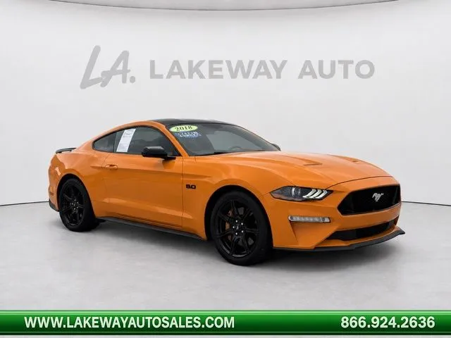 Orange 2018 Ford Mustang GT Premium for sale in Morristown, TN
