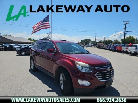 Red 2017 Chevrolet Equinox LT for sale in Morristown, TN