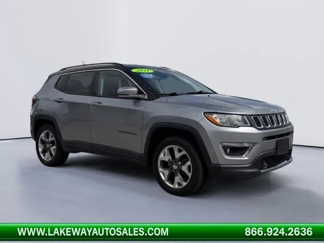 Silver 2021 Jeep Compass Limited for sale in Morristown, TN