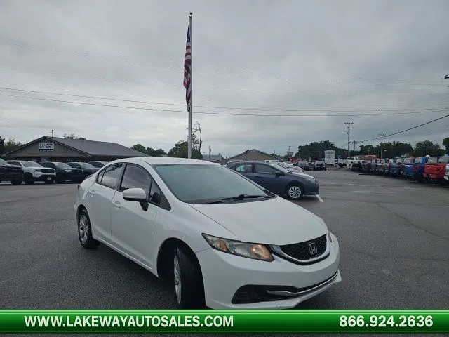White 2015 Honda Civic LX for sale in Morristown, TN