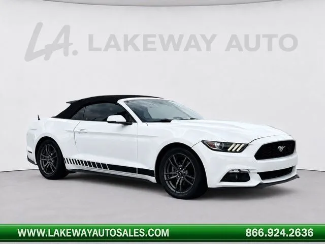 White 2016 Ford Mustang EcoBoost Premium for sale in Morristown, TN