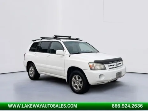 White 2005 Toyota Highlander V6 for sale in Morristown, TN