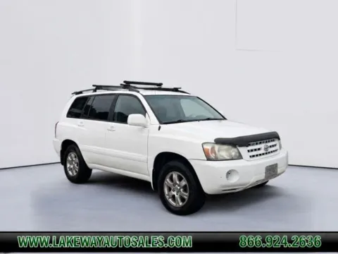 White 2005 Toyota Highlander V6 for sale in Morristown, TN