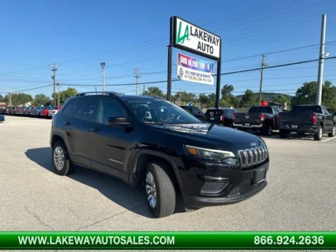Black 2021 Jeep Cherokee Latitude for sale in Morristown, TN