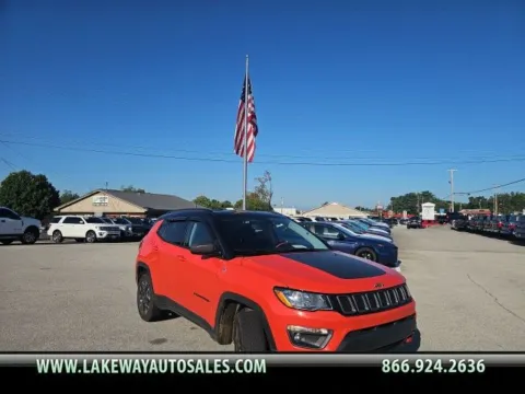 Orange 2021 Jeep Compass Trailhawk for sale in Morristown, TN