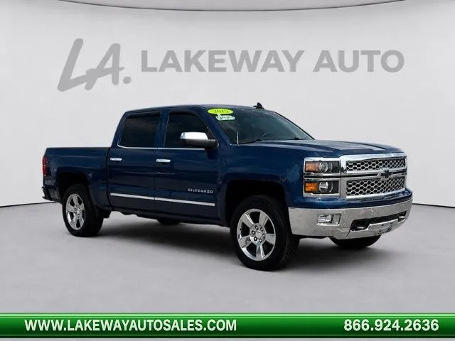 Blue 2015 Chevrolet Silverado 1500 LTZ for sale in Morristown, TN