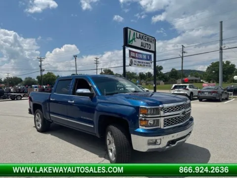 Blue 2015 Chevrolet Silverado 1500 LTZ for sale in Morristown, TN