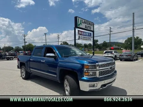 Blue 2015 Chevrolet Silverado 1500 LTZ for sale in Morristown, TN