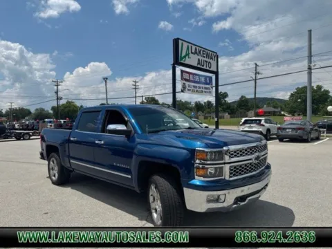 Blue 2015 Chevrolet Silverado 1500 LTZ for sale in Morristown, TN