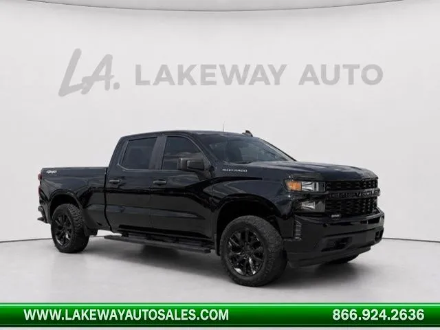 Black 2021 Chevrolet Silverado 1500 Custom for sale in Morristown, TN