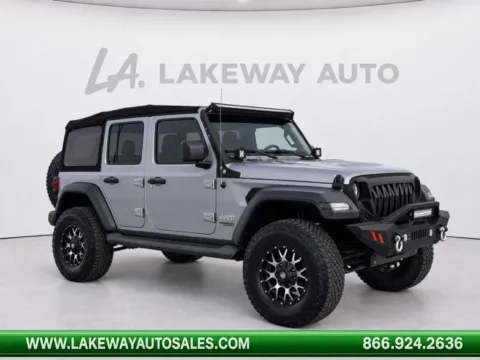 Silver 2018 Jeep Wrangler Unlimited Sport S for sale in Morristown, TN